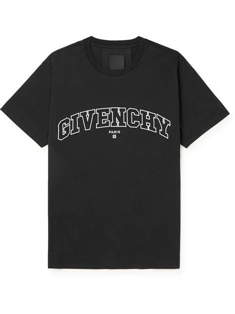 givenchy embroidered-collar cotton shirt|Givenchy logo.